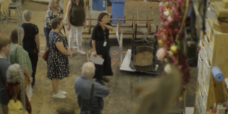 STC guests on a tour