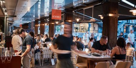 People dining at Ventuno eatery