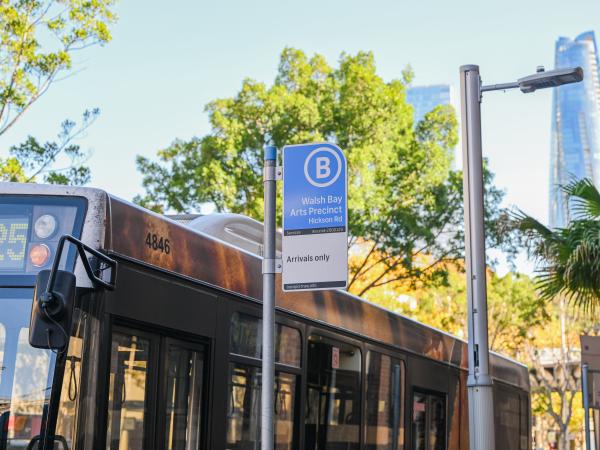 Walsh Bay Arts Precinct Bus Stop Hickson Rd