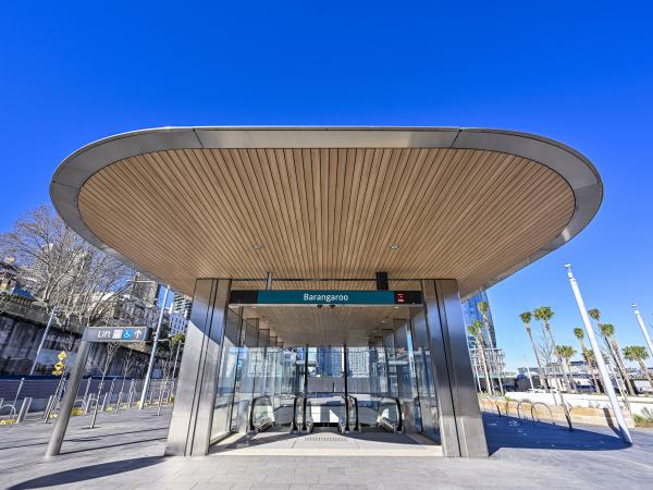 Barangaroo Metro entrance