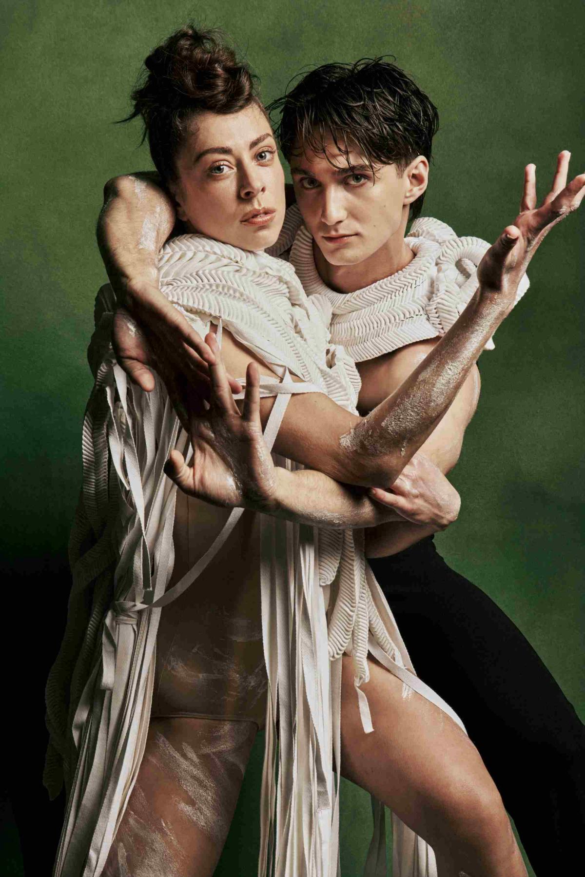Courtney Radford (Bangarra Dance Theatre) and Hugo Dumapit (The Australian Ballet), Flora, 2026.