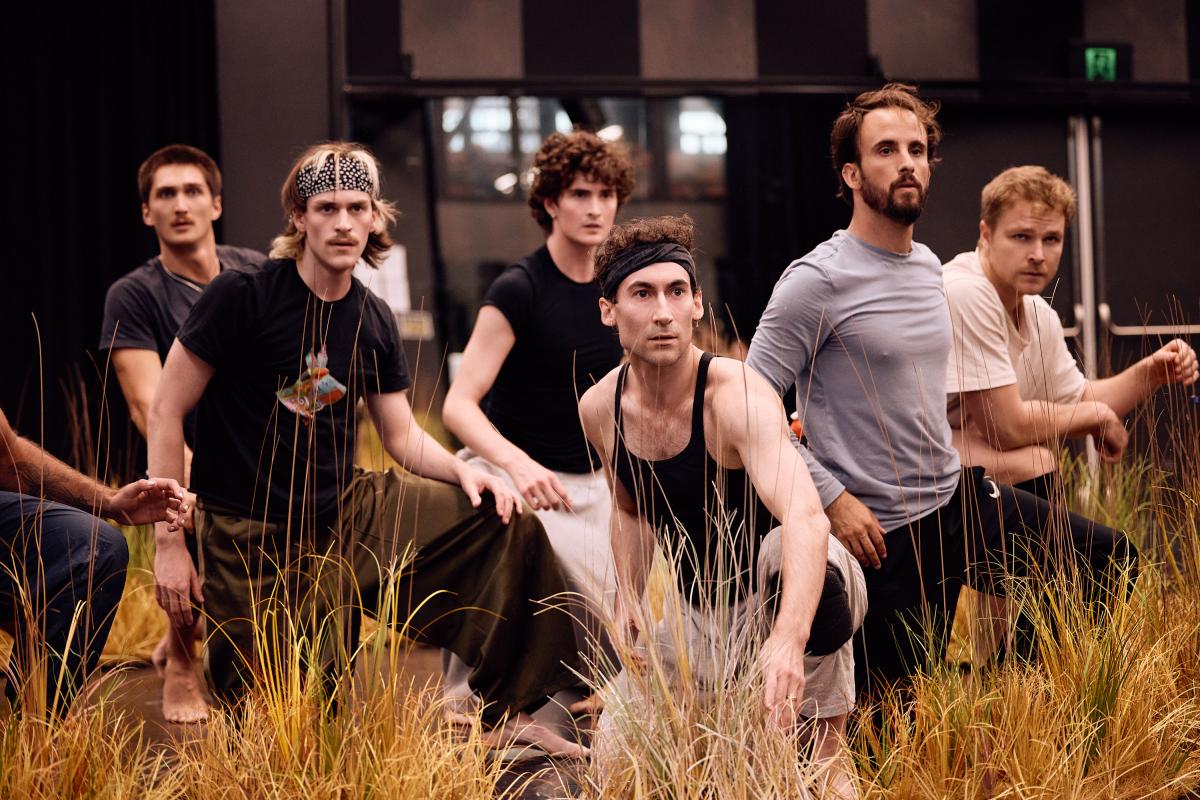 Artists of Bangarra Dance Theatre and The Australian Ballet, Flora Rehearsals.
